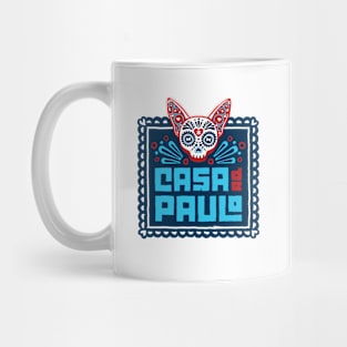 Casa de Paulo Main Logo on White Mug